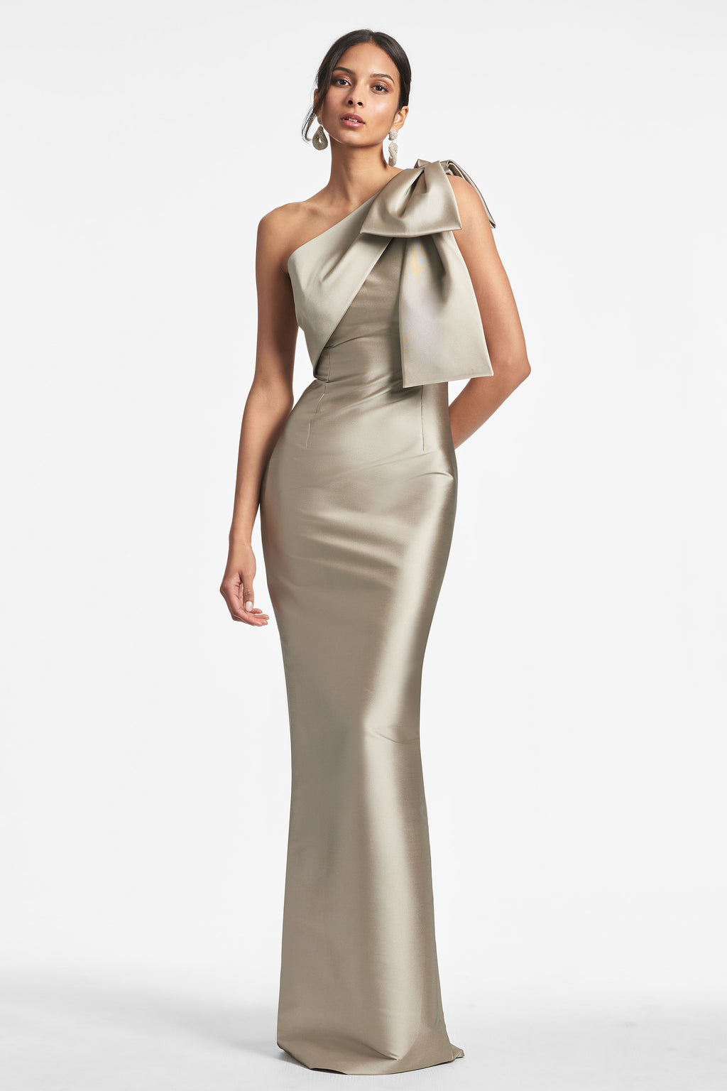 pewter cocktail dress