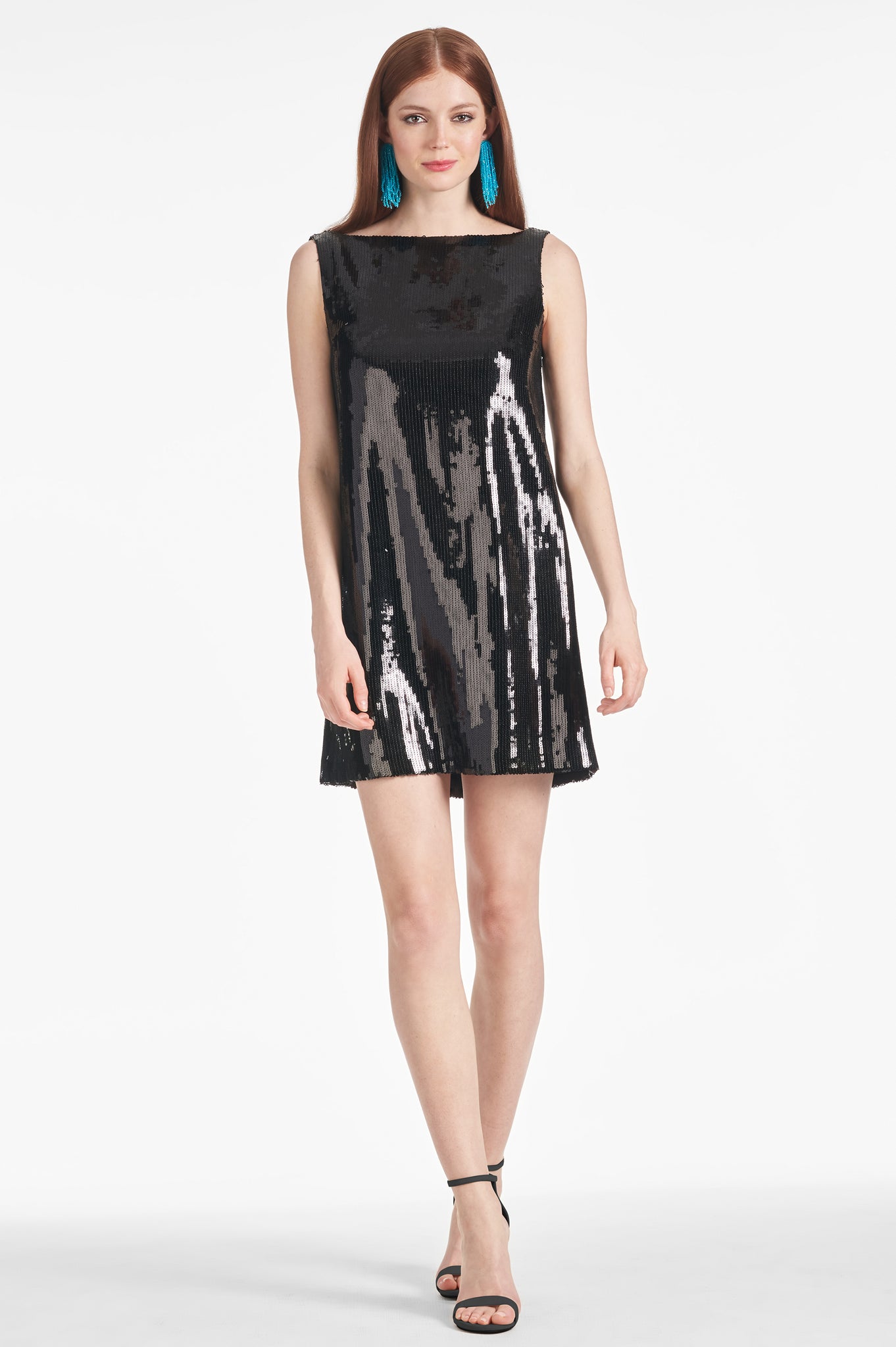 Addy Dress - Black Sequins - Final Sale