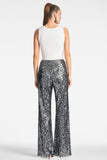 Sequin Alli Pant - Gunmetal