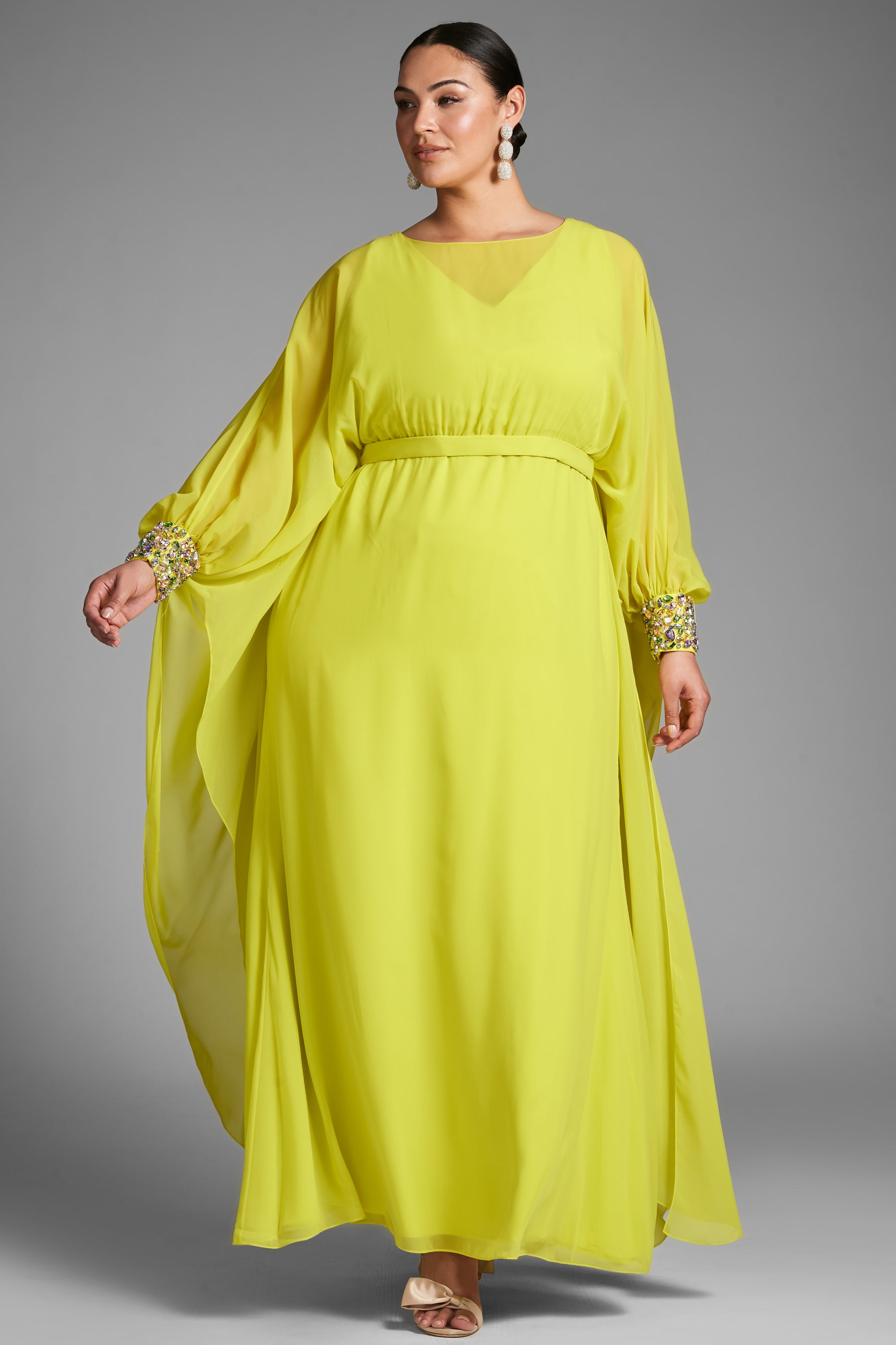 Aphrodite Gown - Neon Limeade - Final Sale