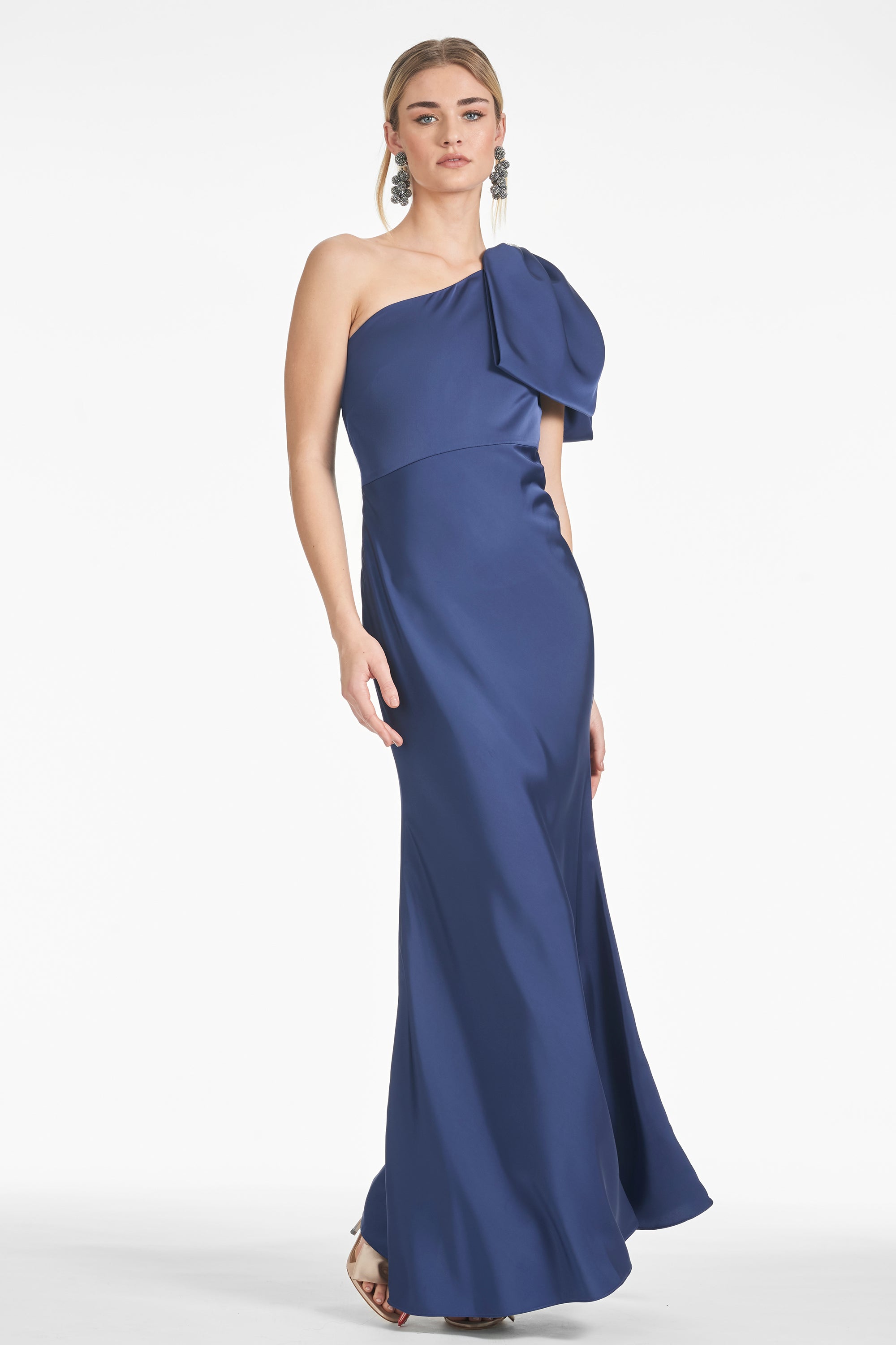 Aubrey Gown - Washed Indigo