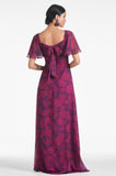 Aurora Gown - Magenta Bloom - Final Sale