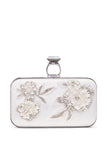 Embellished On The Rocks Clutch - Off White