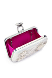 Embellished On The Rocks Clutch - Off White