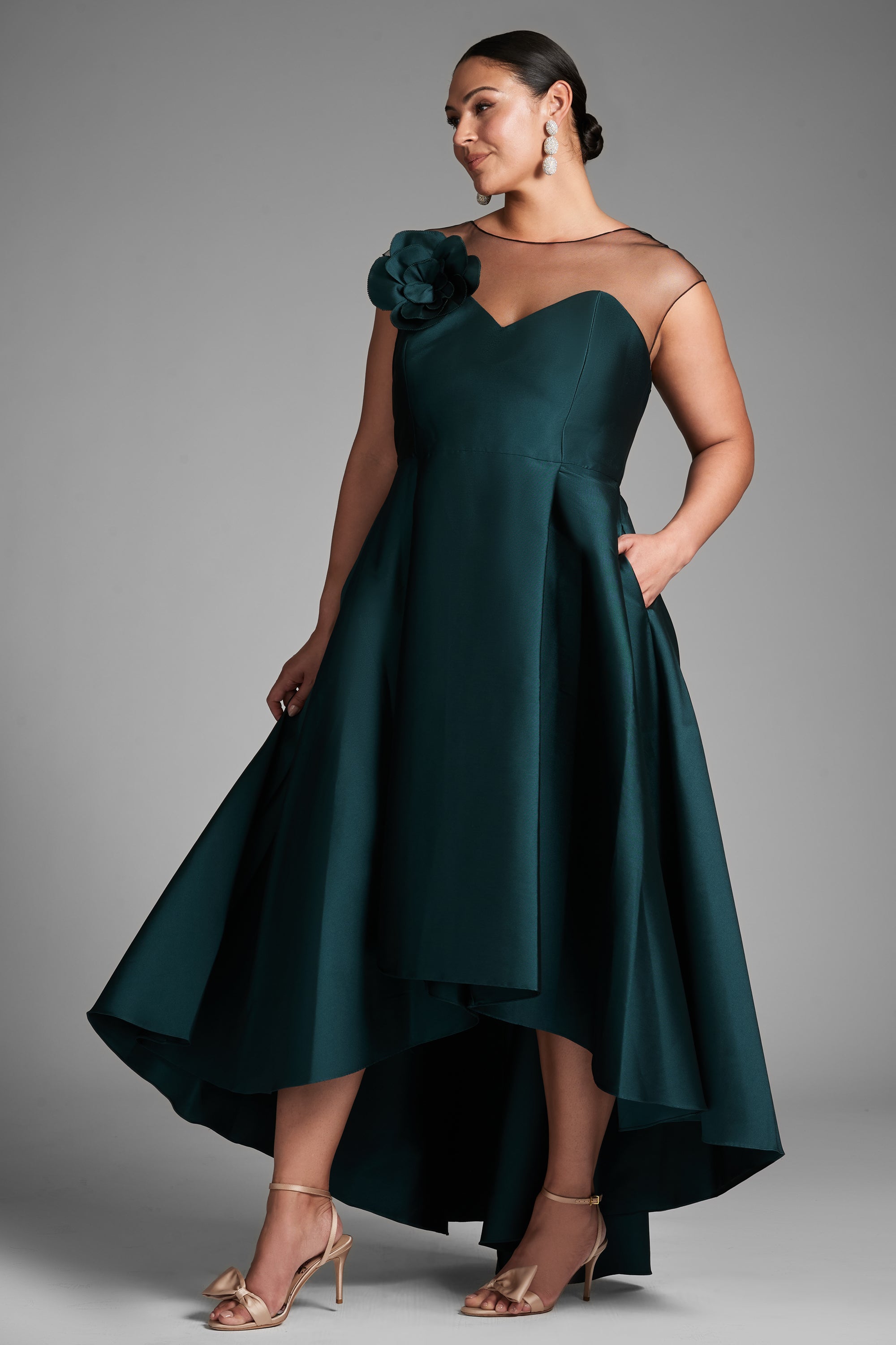 Blakely Gown - Forest Green