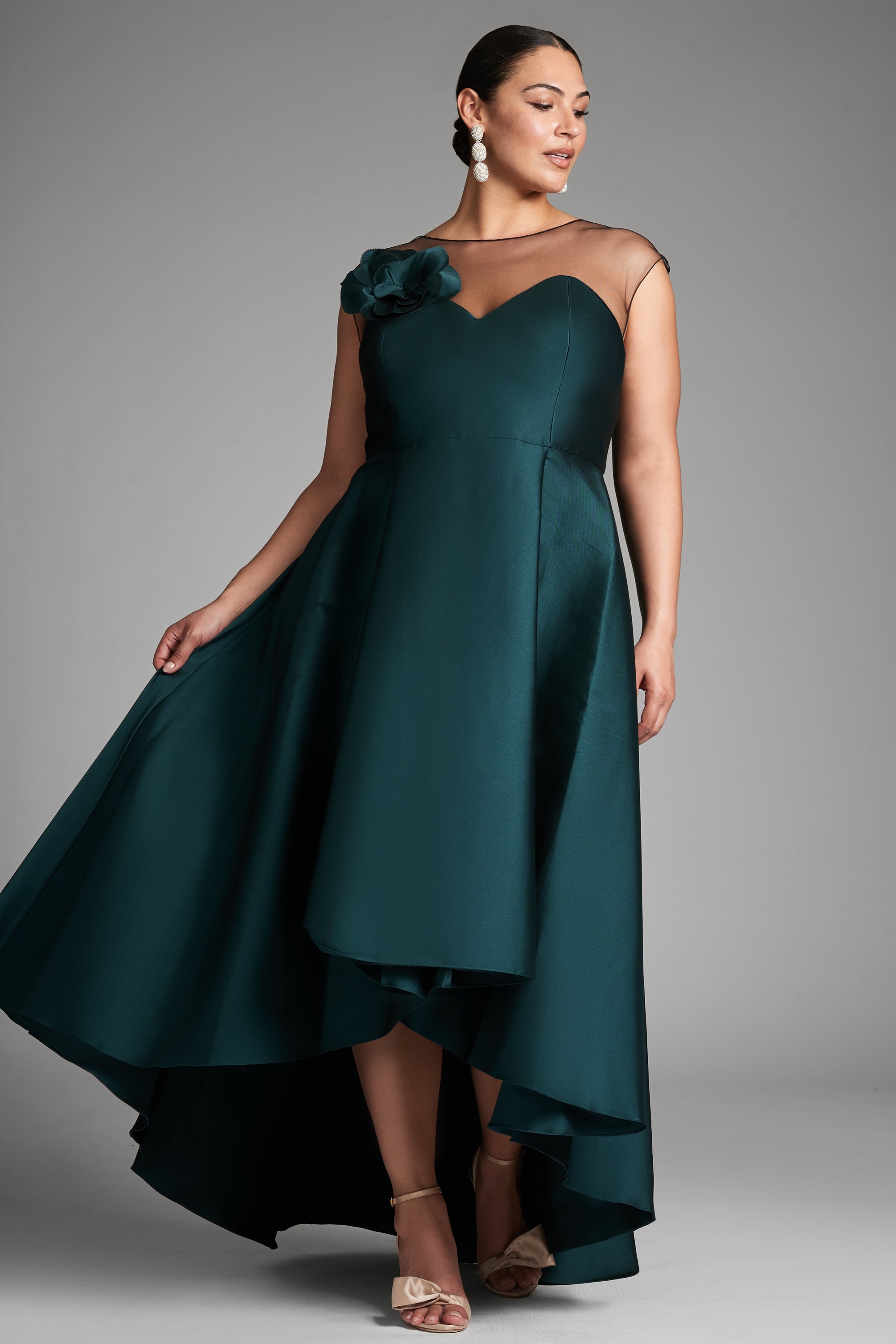 Blakely Gown - Forest Green