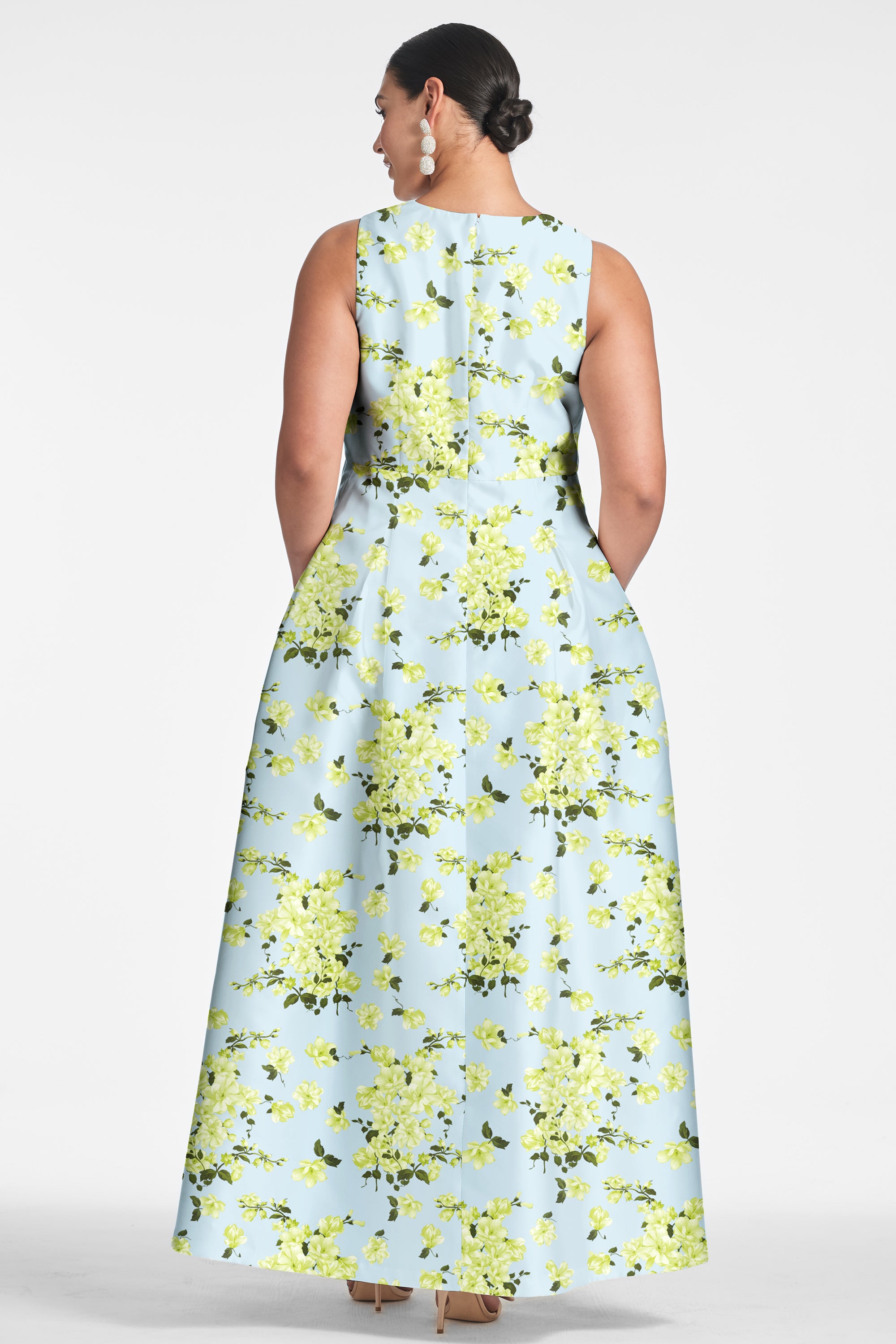 Brooke Gown - Sky Citrine Floral