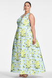 Brooke Gown - Sky Citrine Floral