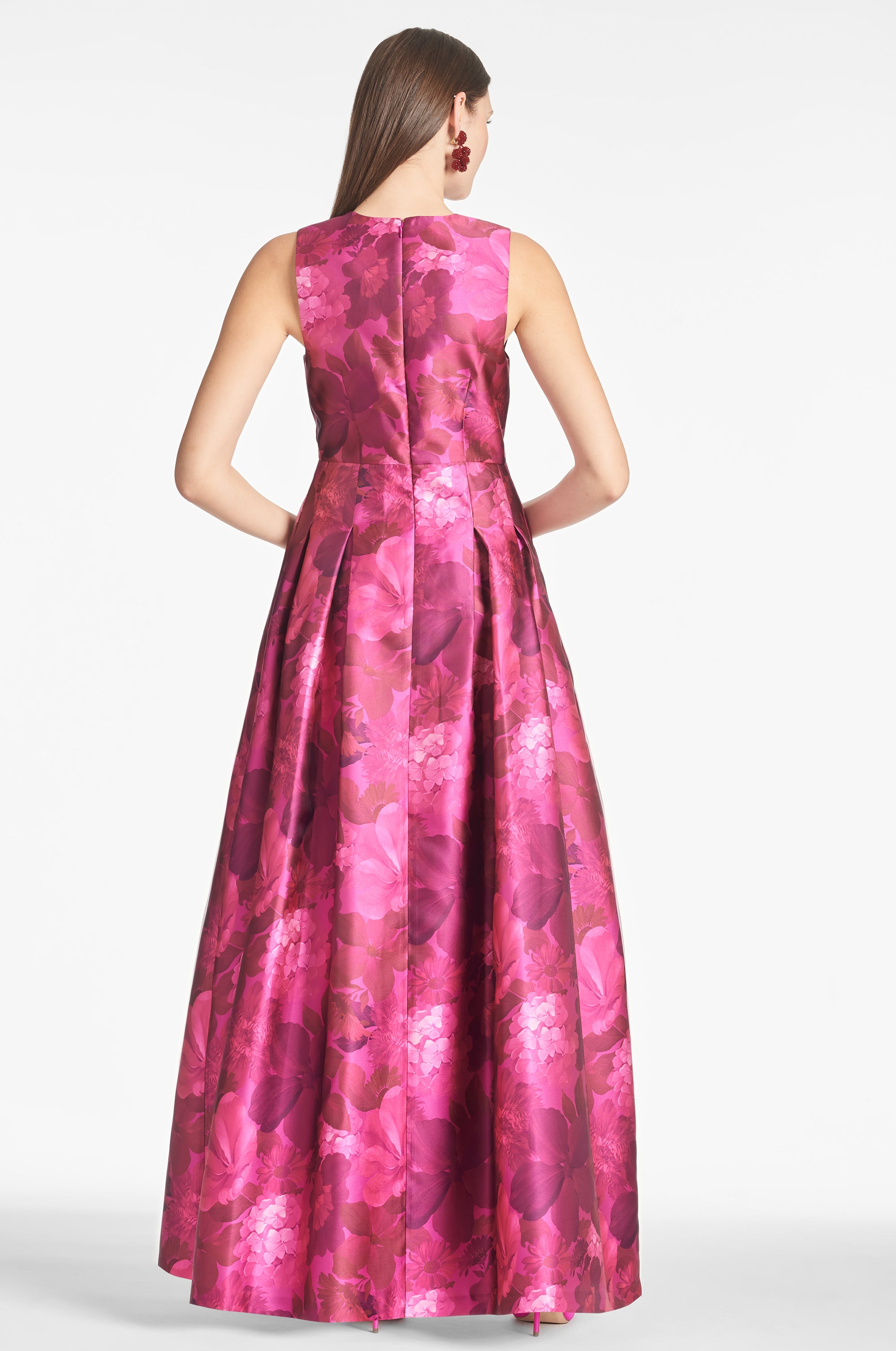 Brooke Gown - Magenta Bella Bouquet - Final Sale