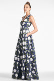 Brooke Gown - Navy/Ivory Moonlit Garden