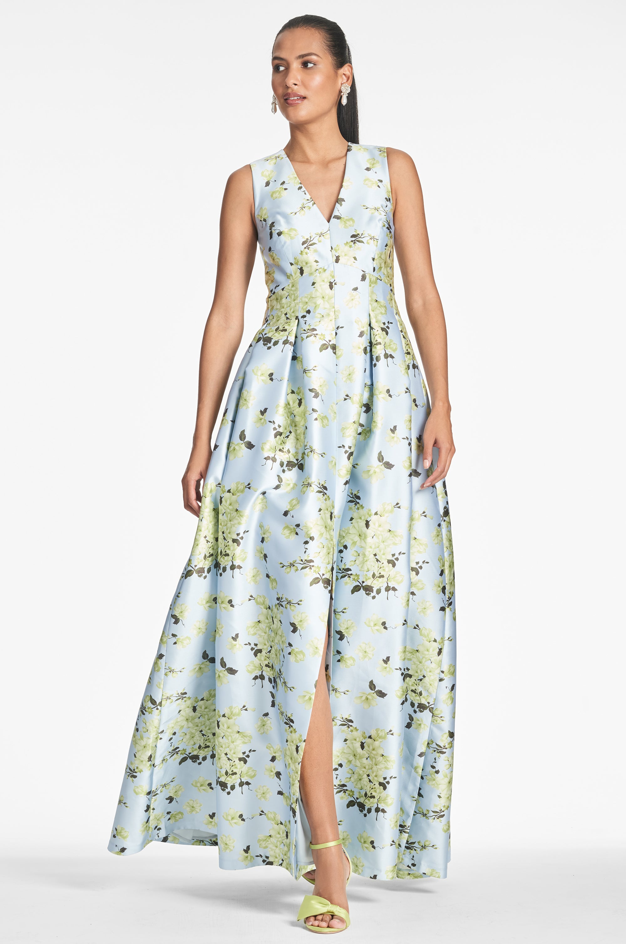 Brooke Gown - Sky Citrine Floral