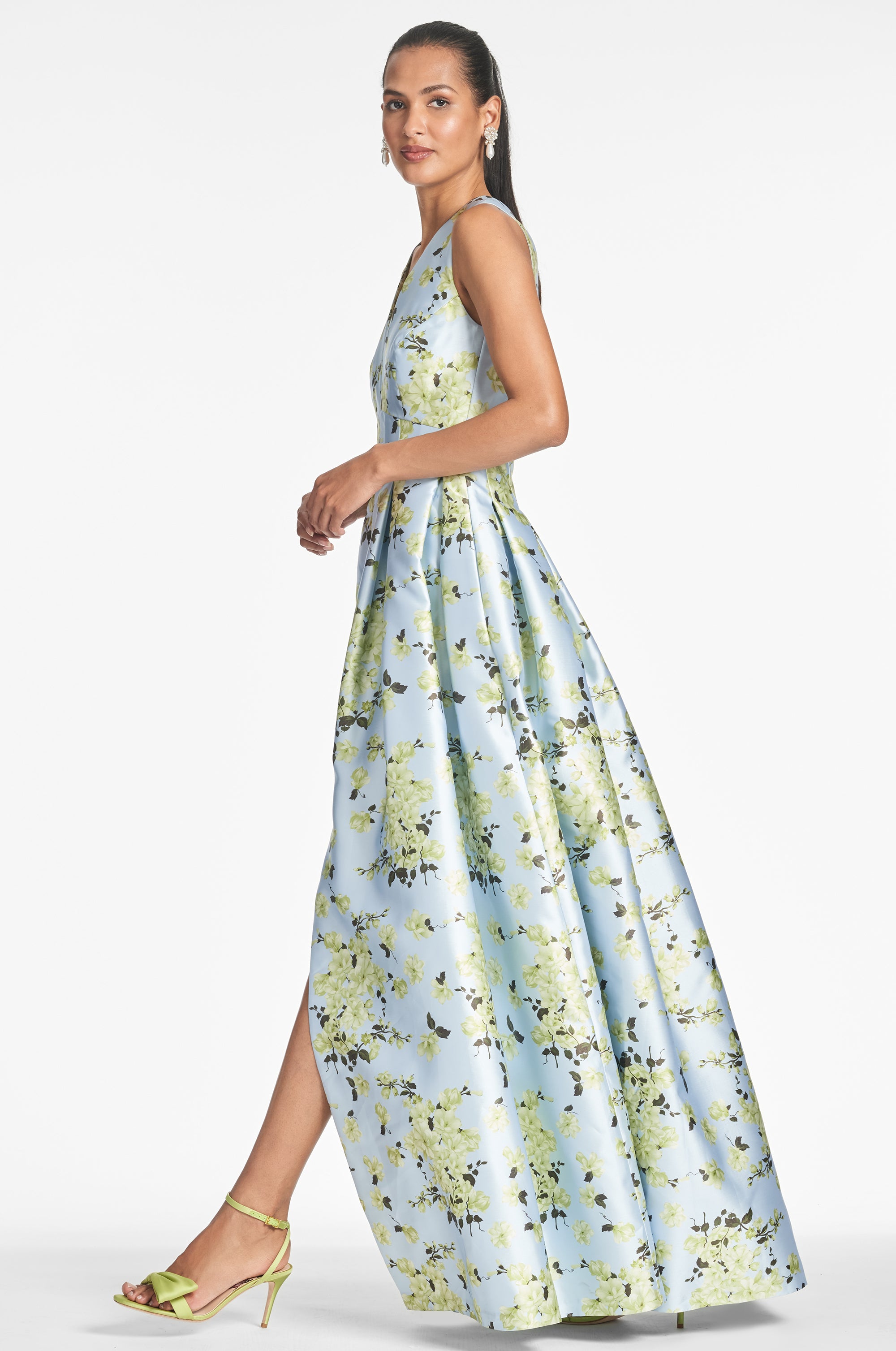 Brooke Gown - Sky Citrine Floral