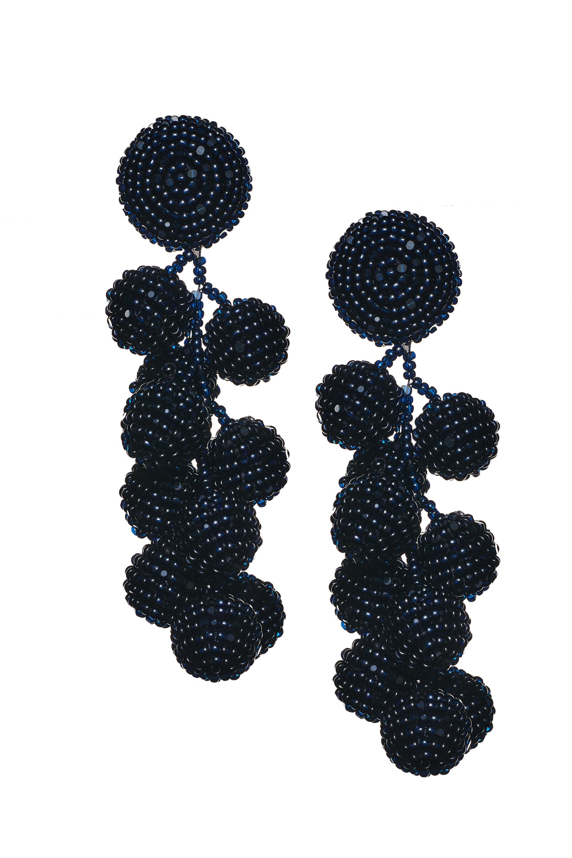 COCONUTS EARRINGS - NAVY