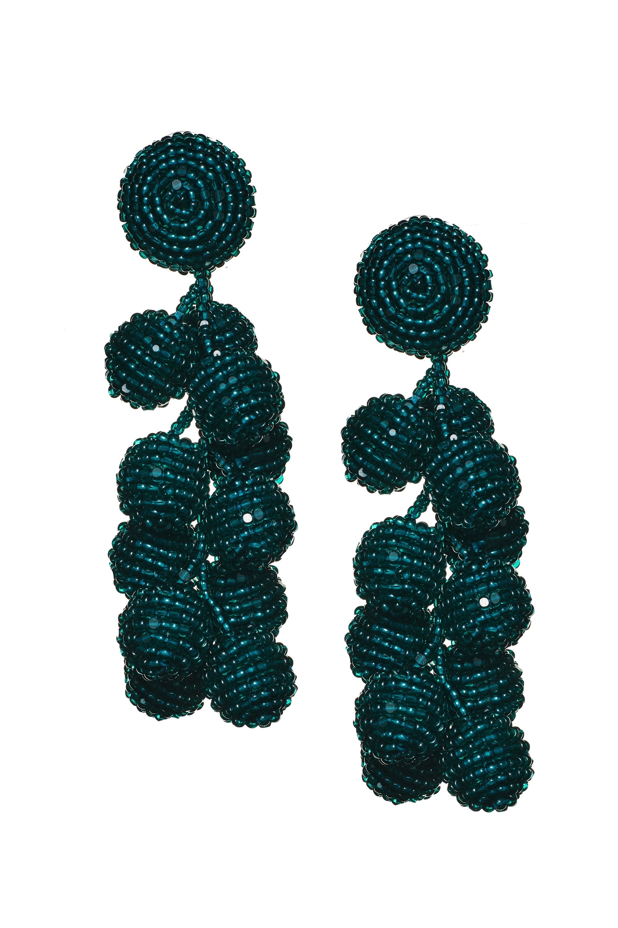 COCONUTS EARRINGS - TEAL