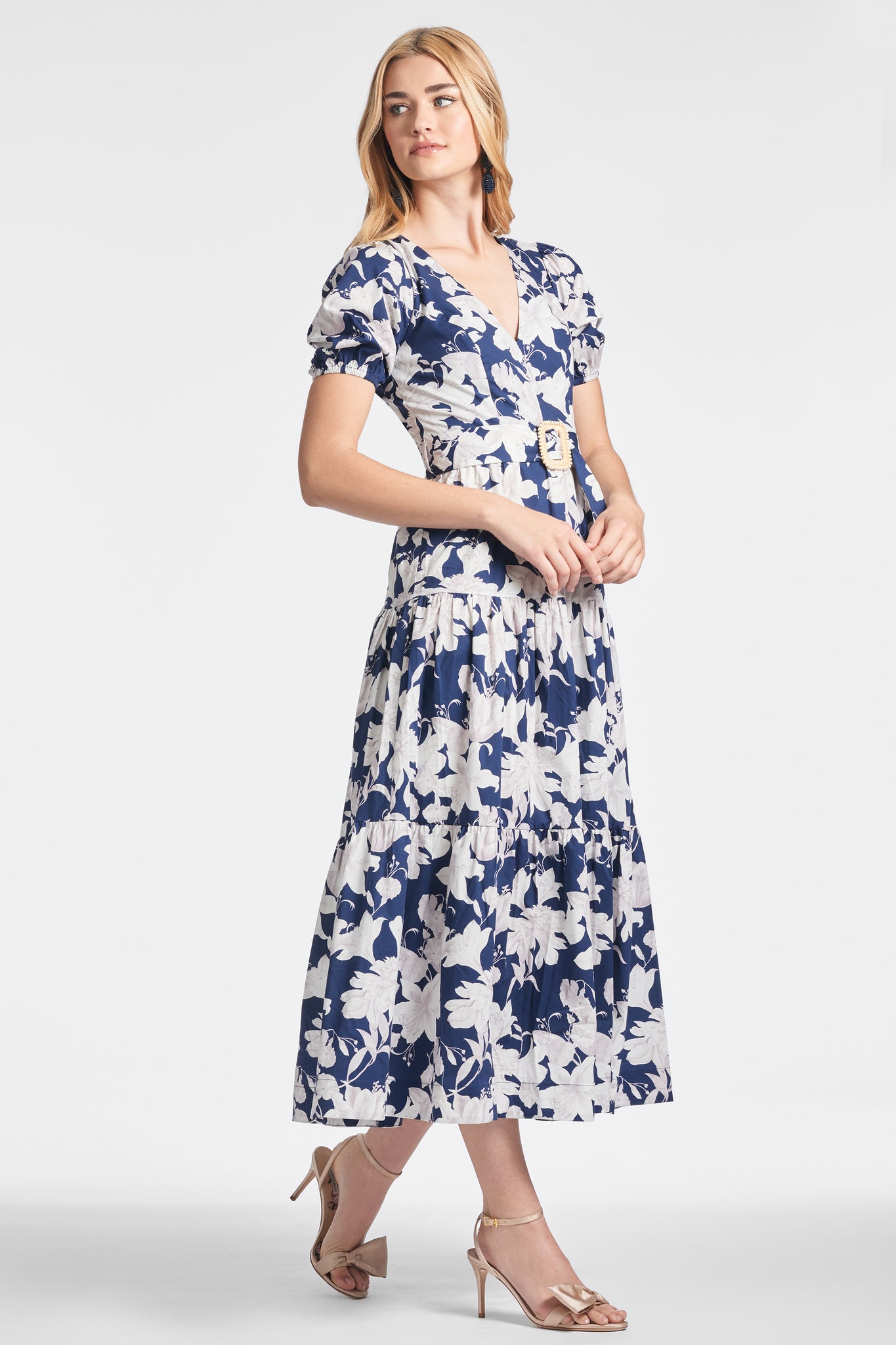 Carina Dress - Alto Blu Fiore - Final Sale