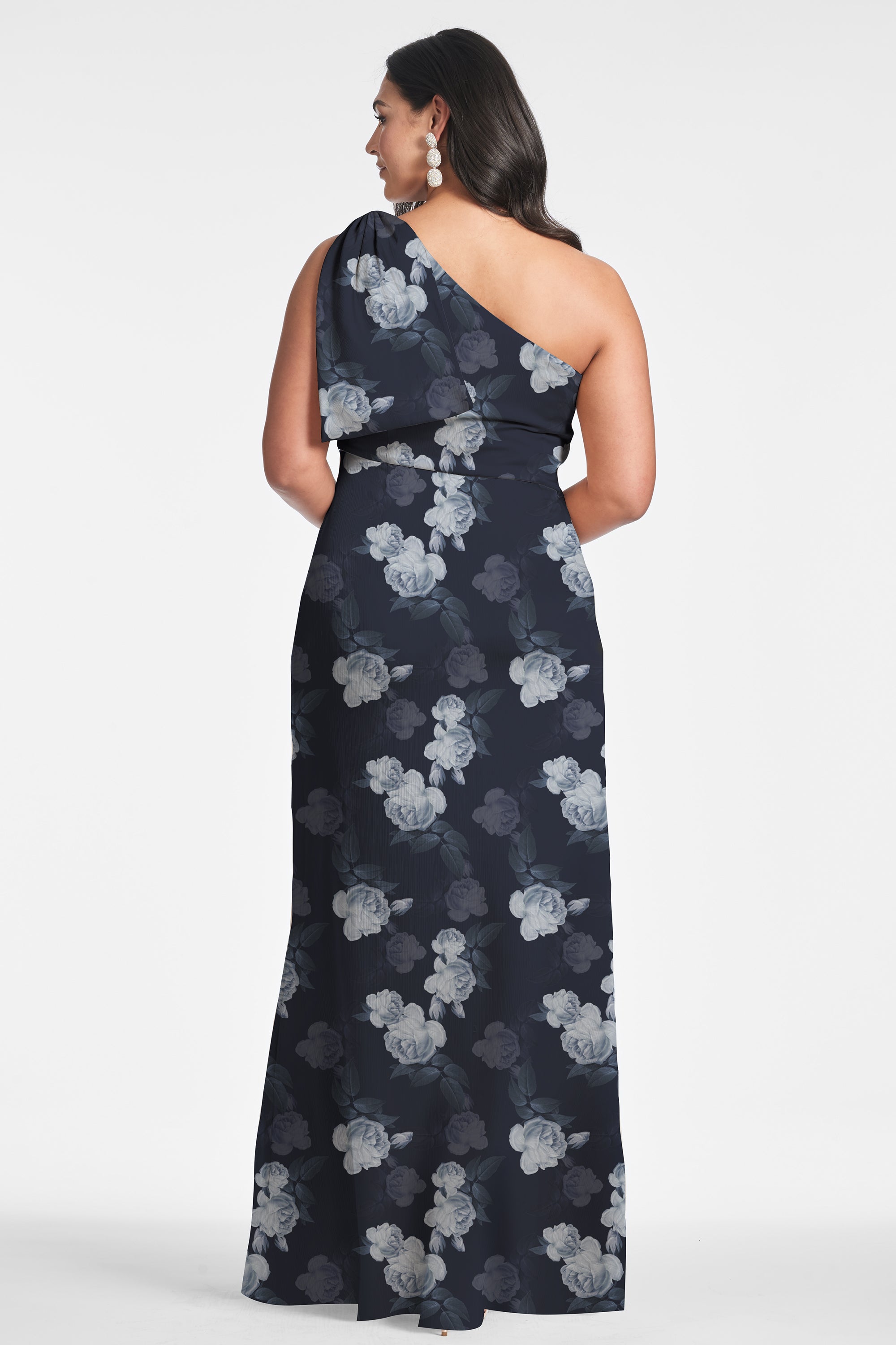 Chelsea Gown - Midnight Glacial Rose