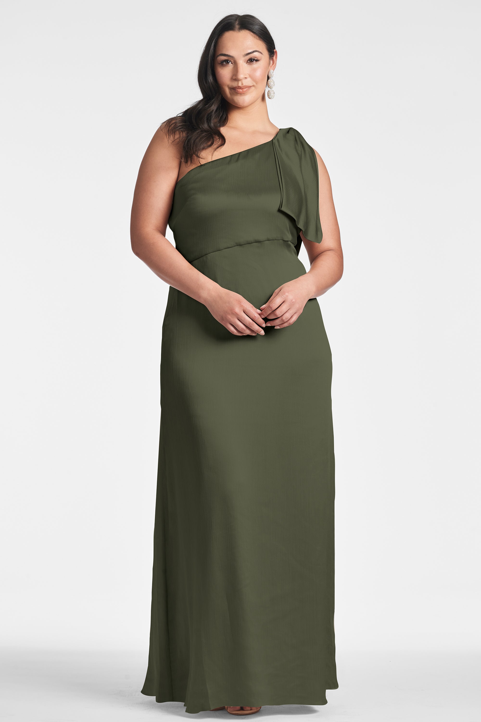 Chelsea Gown - Moss Green - Final Sale