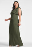 Chelsea Gown - Moss Green - Final Sale