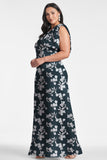 Chelsea Gown - Navy Venetia Petal