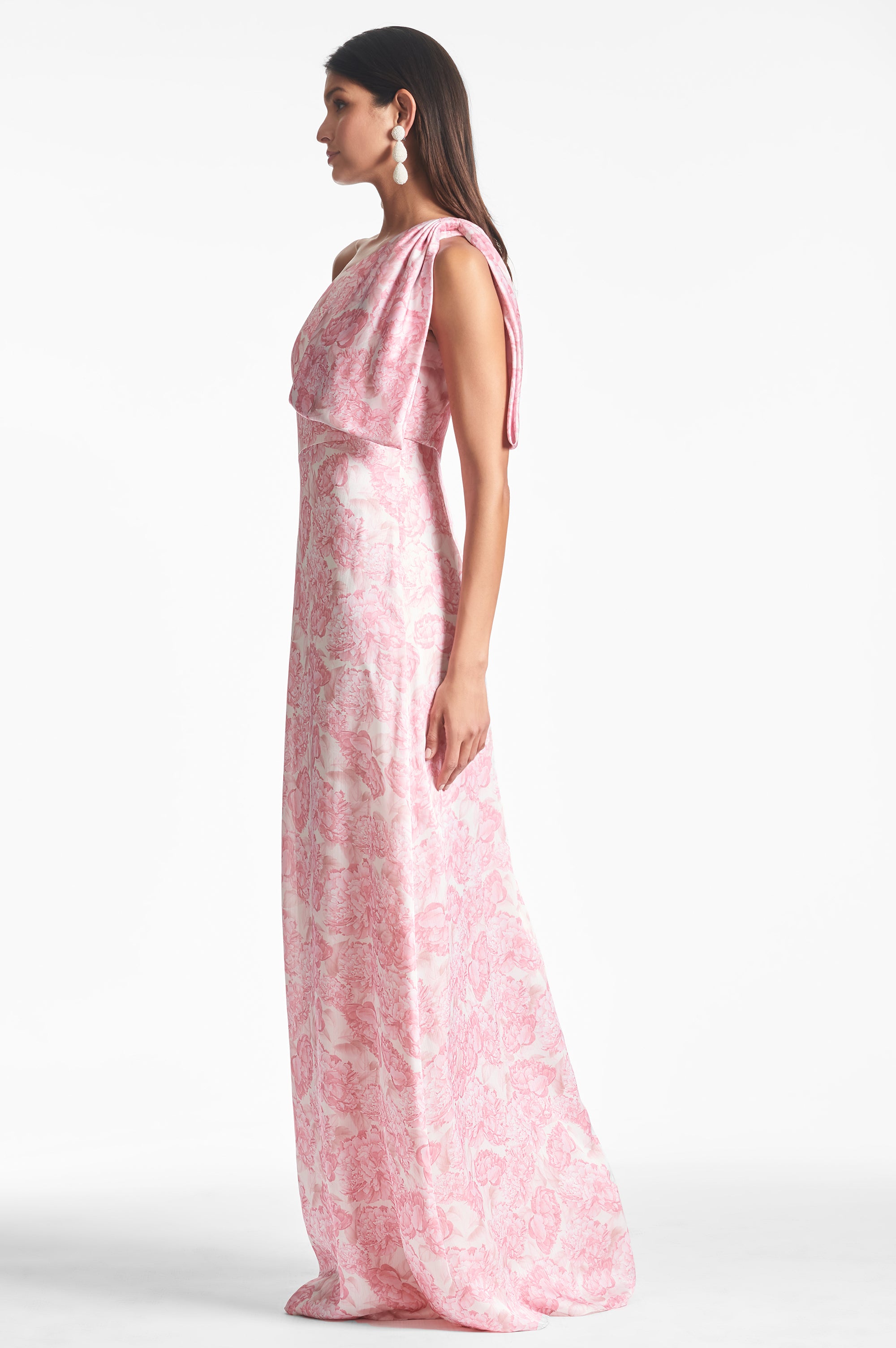 Chelsea Gown - Rouge Damask Rose - Final Sale