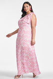 Chelsea Gown - Rouge Damask Rose - Final Sale