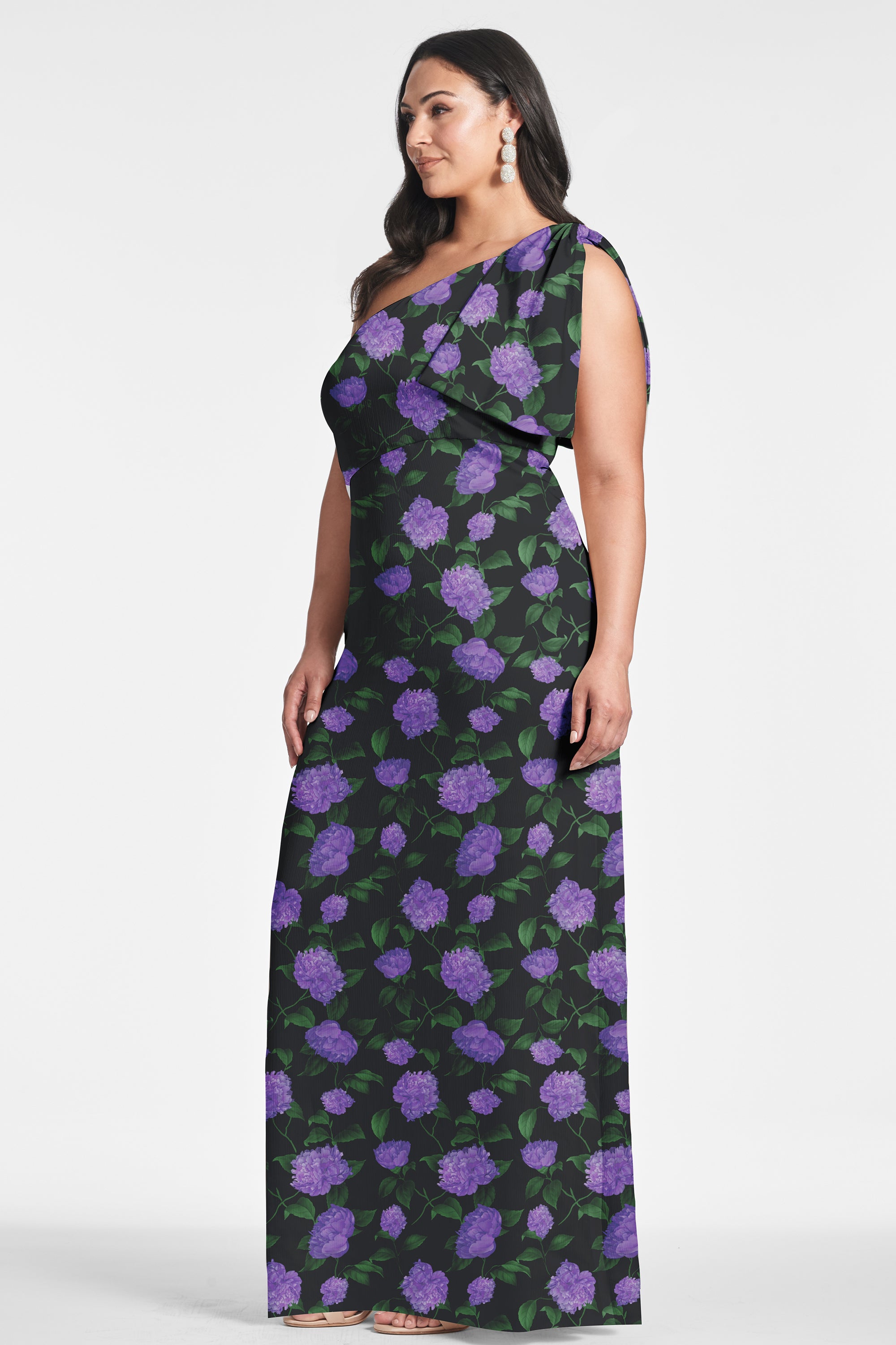 Chelsea Gown - Violet Garden - Final Sale