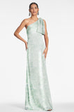 Chelsea Gown - Sage Painted Floral