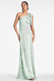 Chelsea Gown - Sage Painted Floral