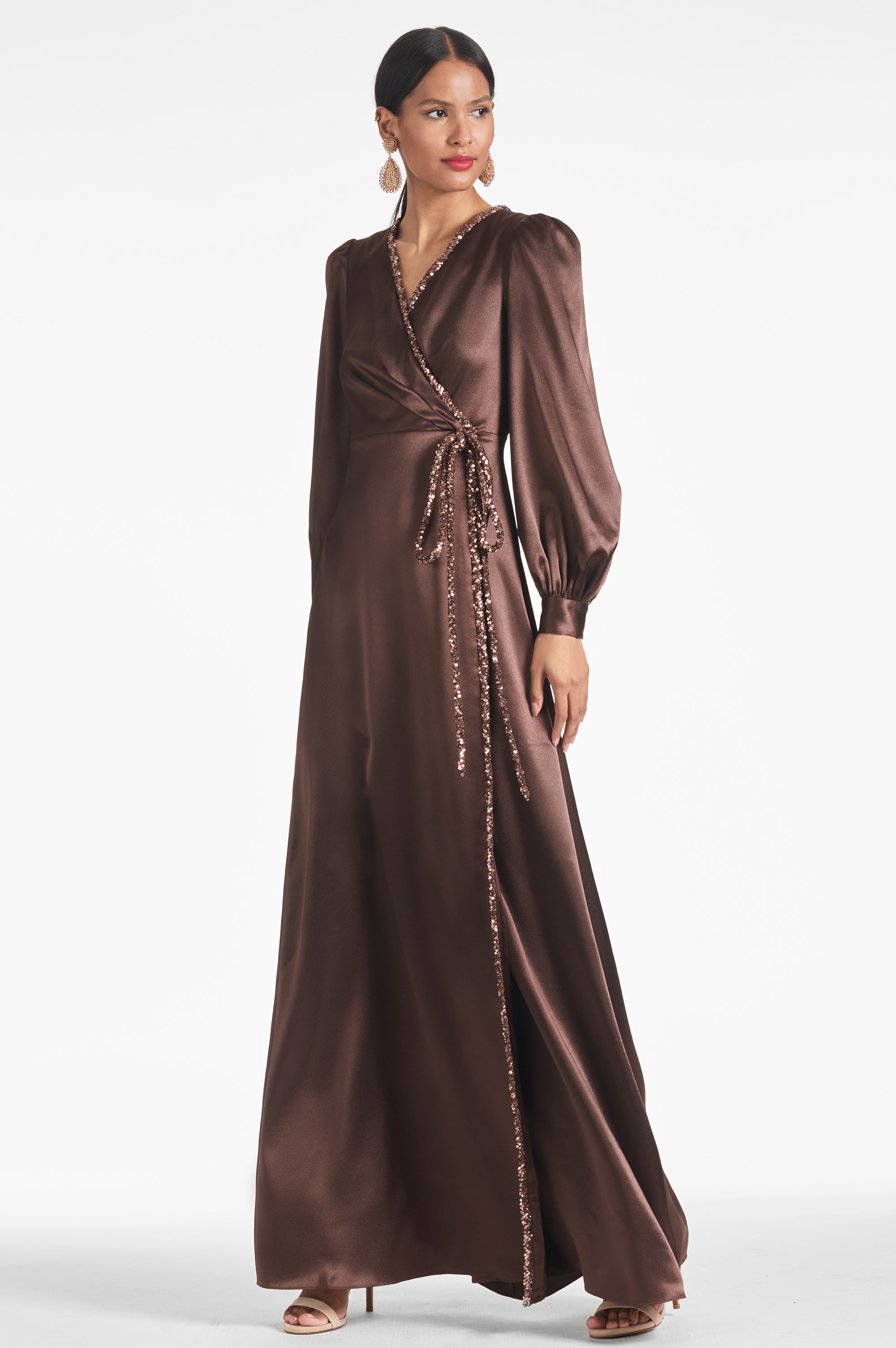 Dorthea Gown - Espresso - Final Sale