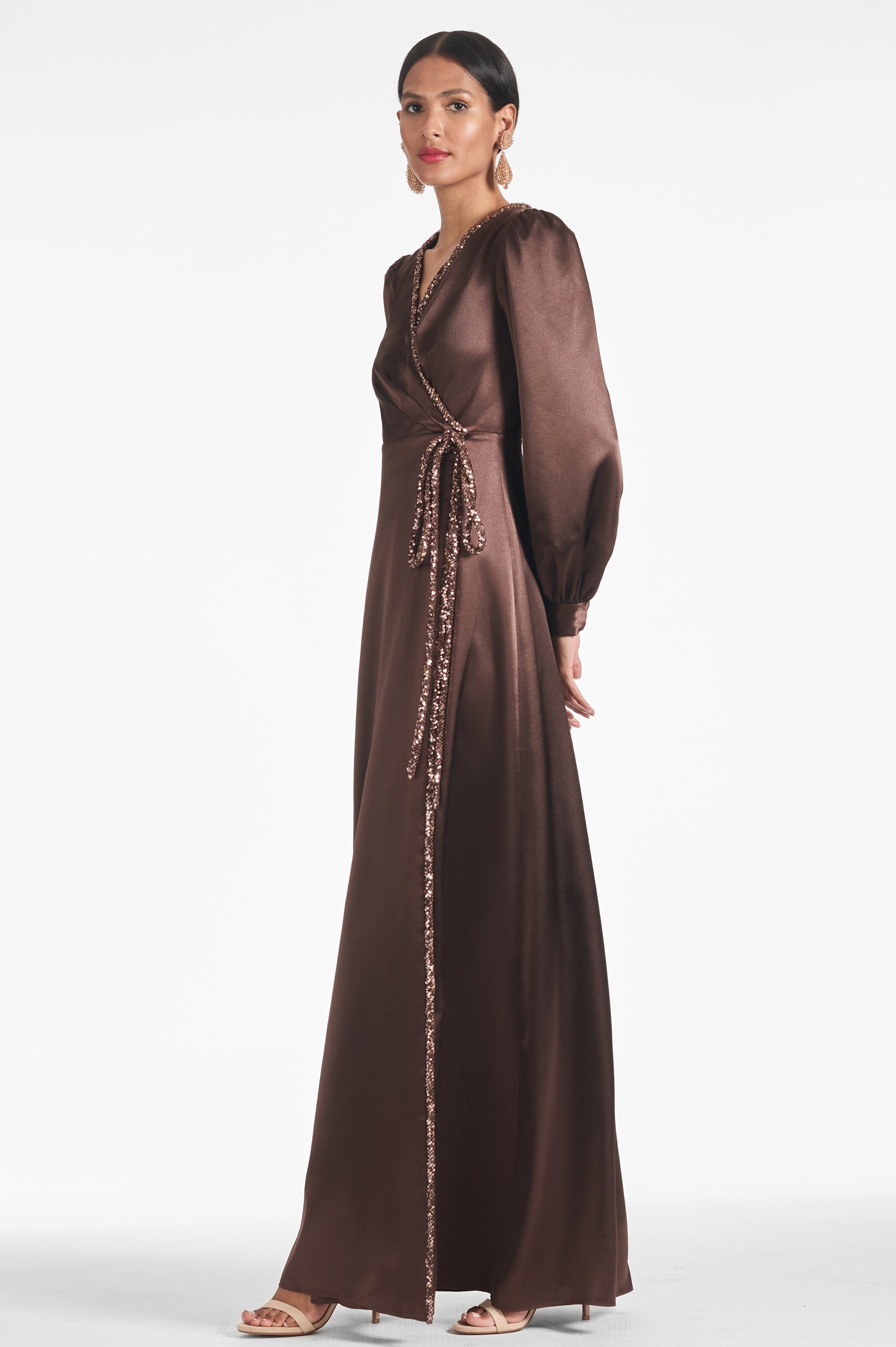 Dorthea Gown - Espresso - Final Sale