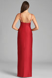 Embellished Pryce Gown - Holly Red