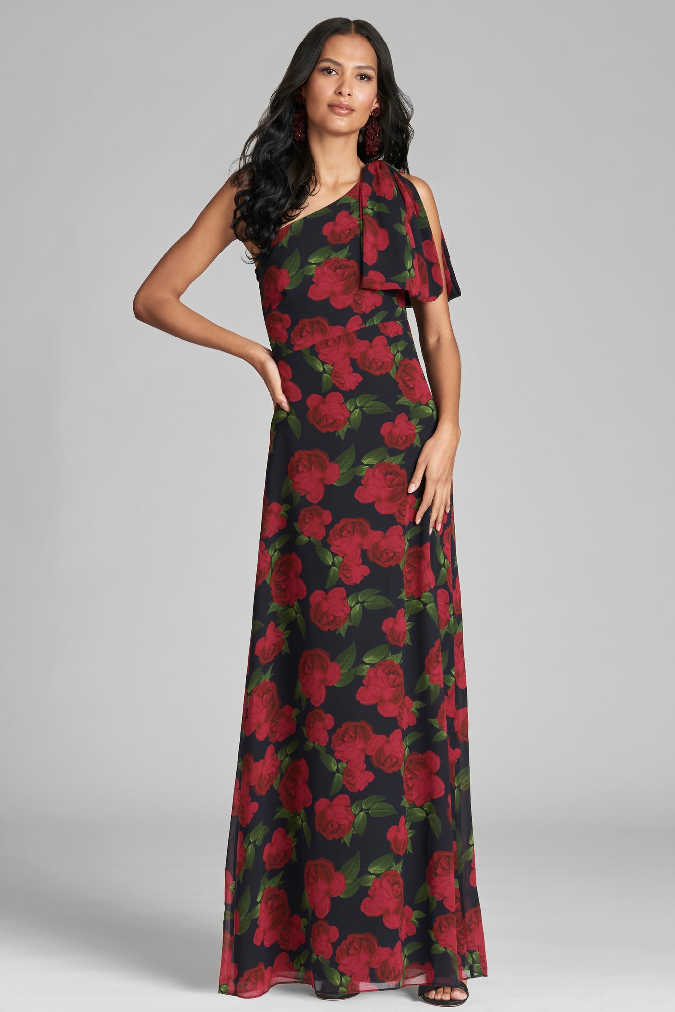 Chelsea Gown - Ruby Tea Roses