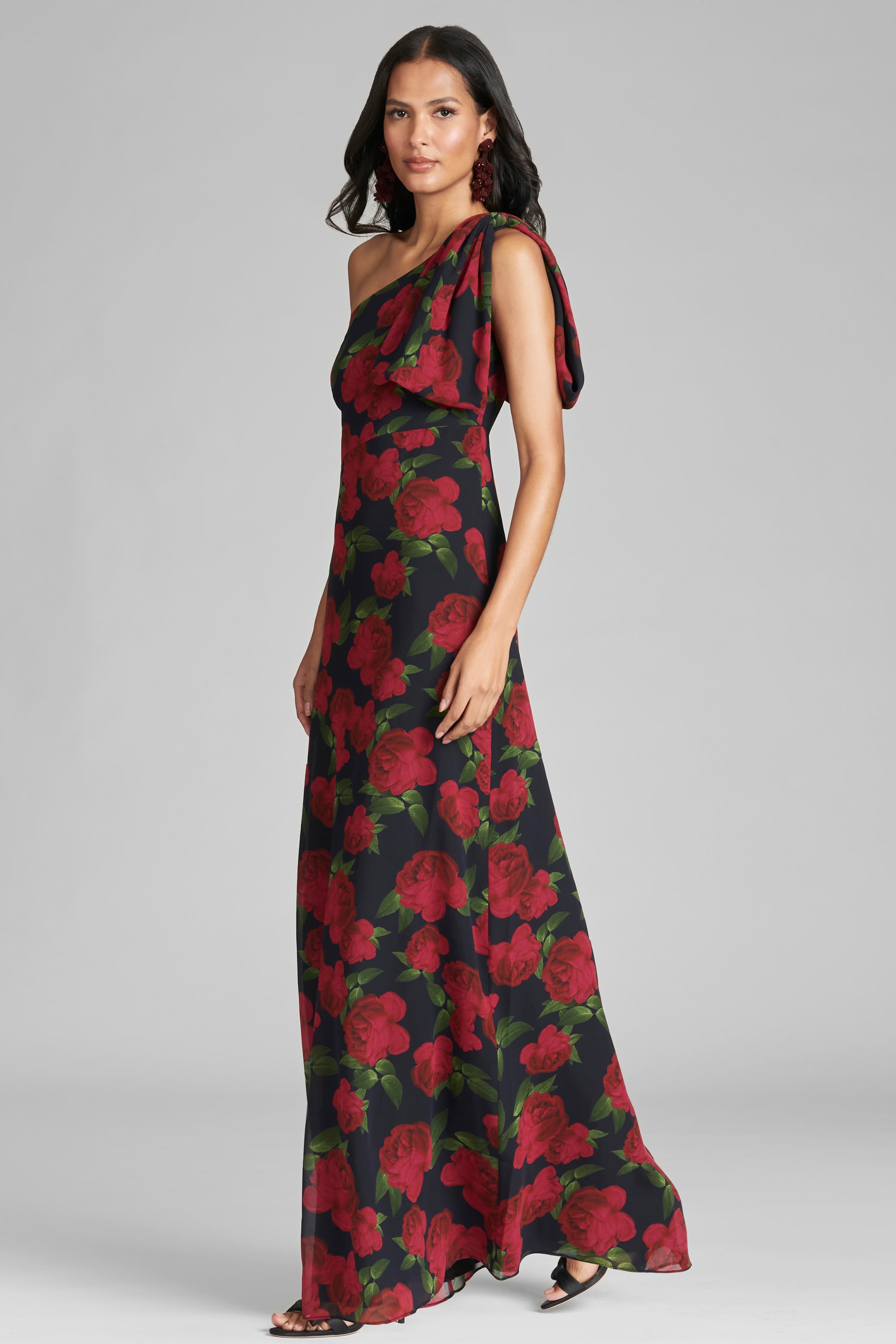 Chelsea Gown - Ruby Tea Roses