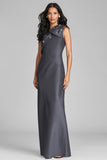 Olivia Gown - Charcoal