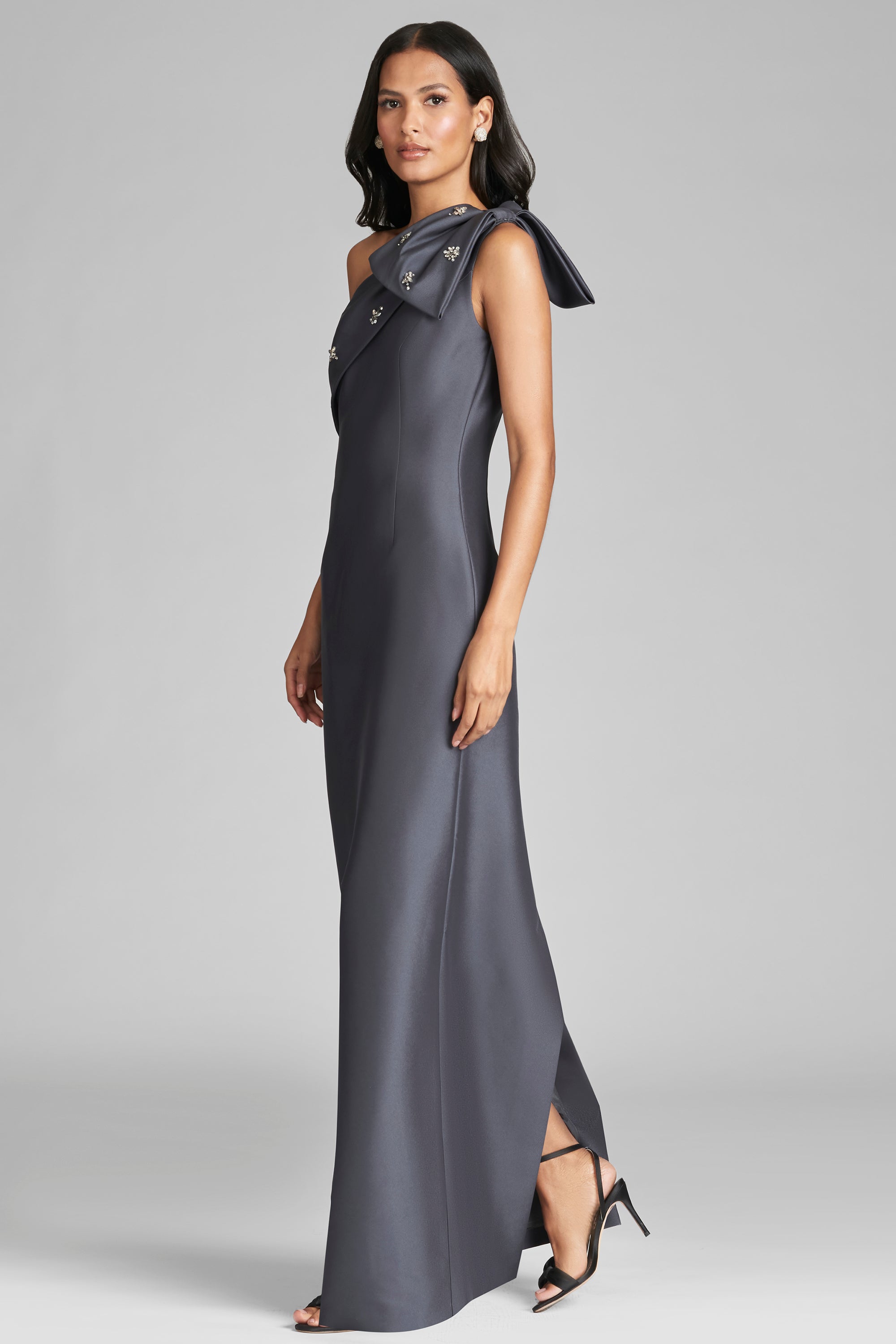 Olivia Gown - Charcoal