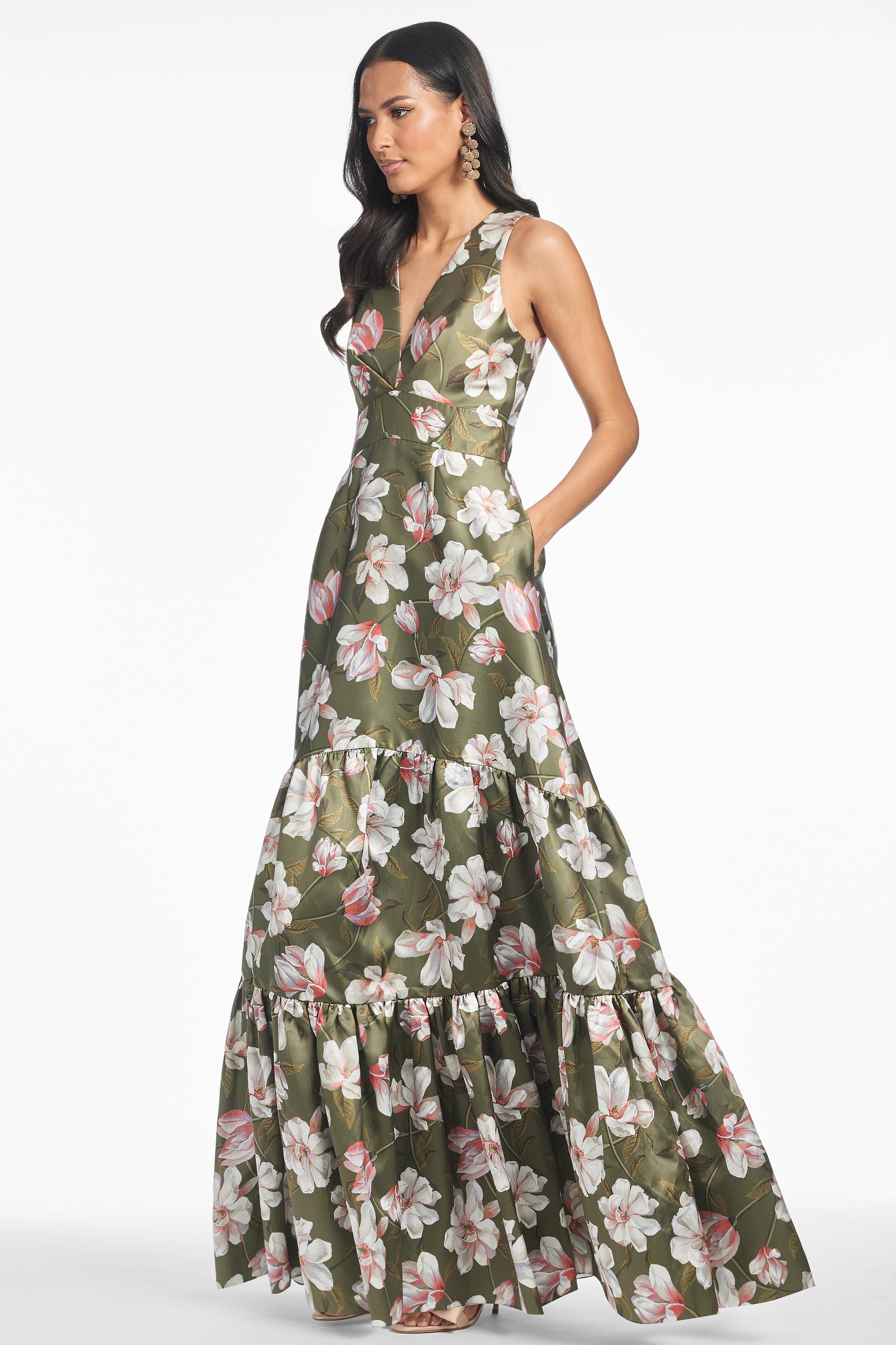 Rori Gown - Moss Magnolia