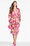 Lola Dress - Deep Pink Dahlia