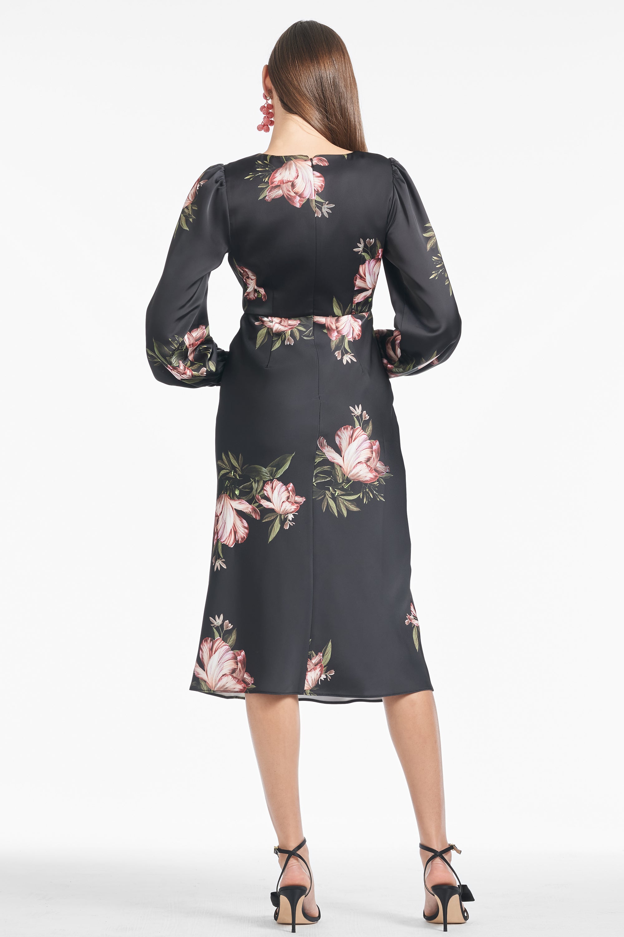 Lola Dress - Noir Blossom