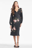 Lola Dress - Noir Blossom