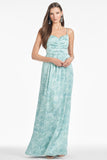 Sienna Gown - Sage Painted Floral