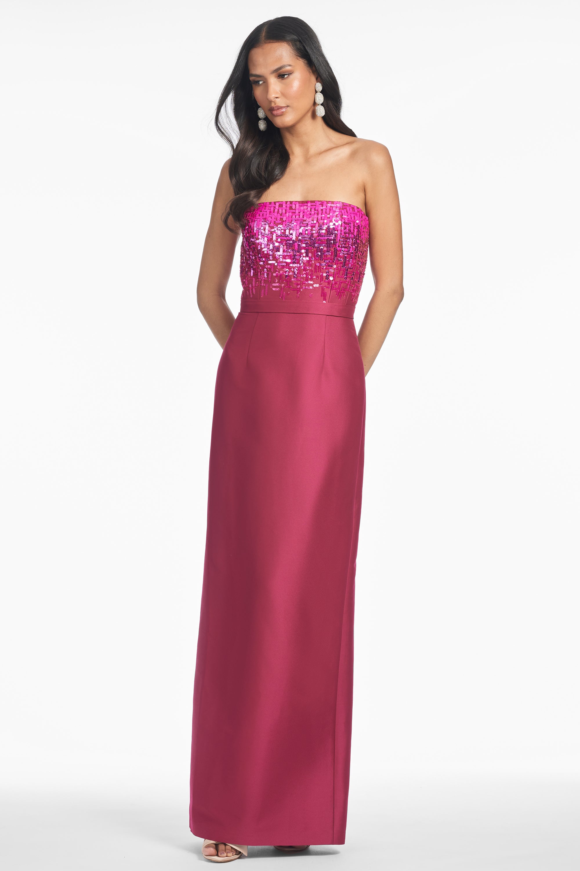 Phaedra Gown - Rhodolite