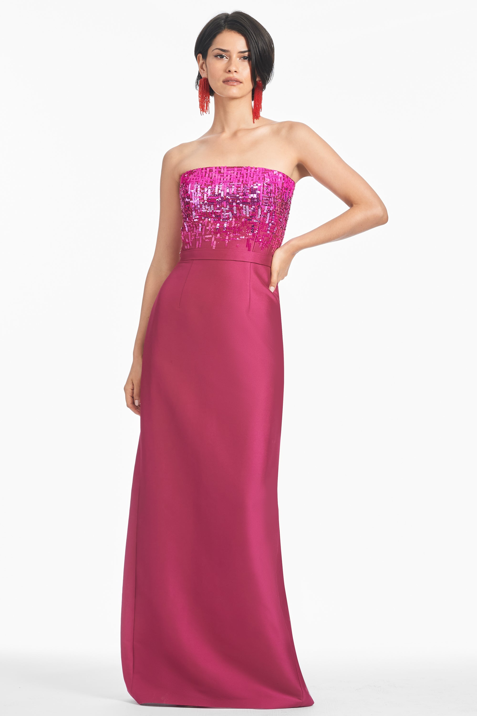 Phaedra Gown - Rhodolite