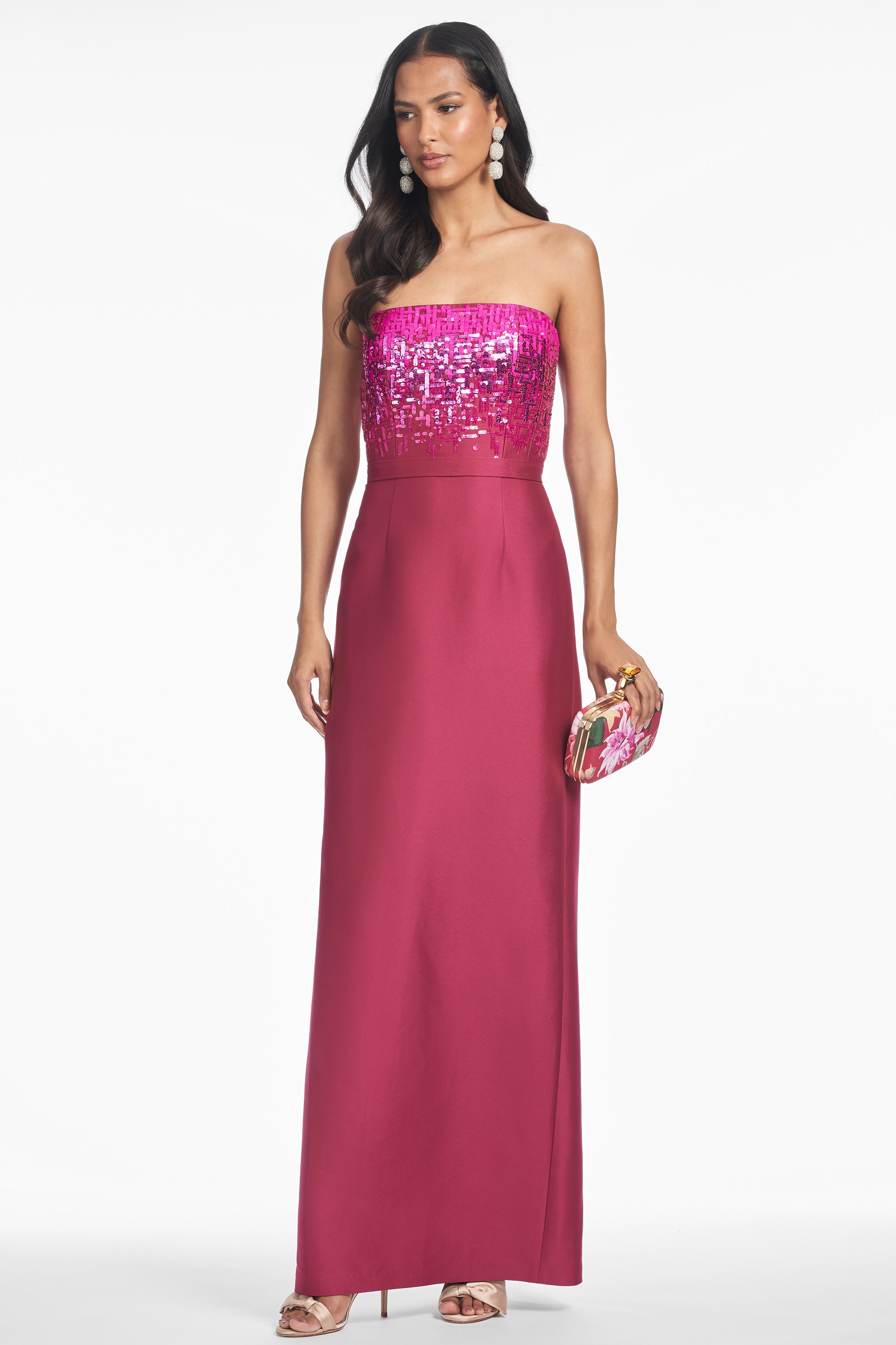 Phaedra Gown - Rhodolite