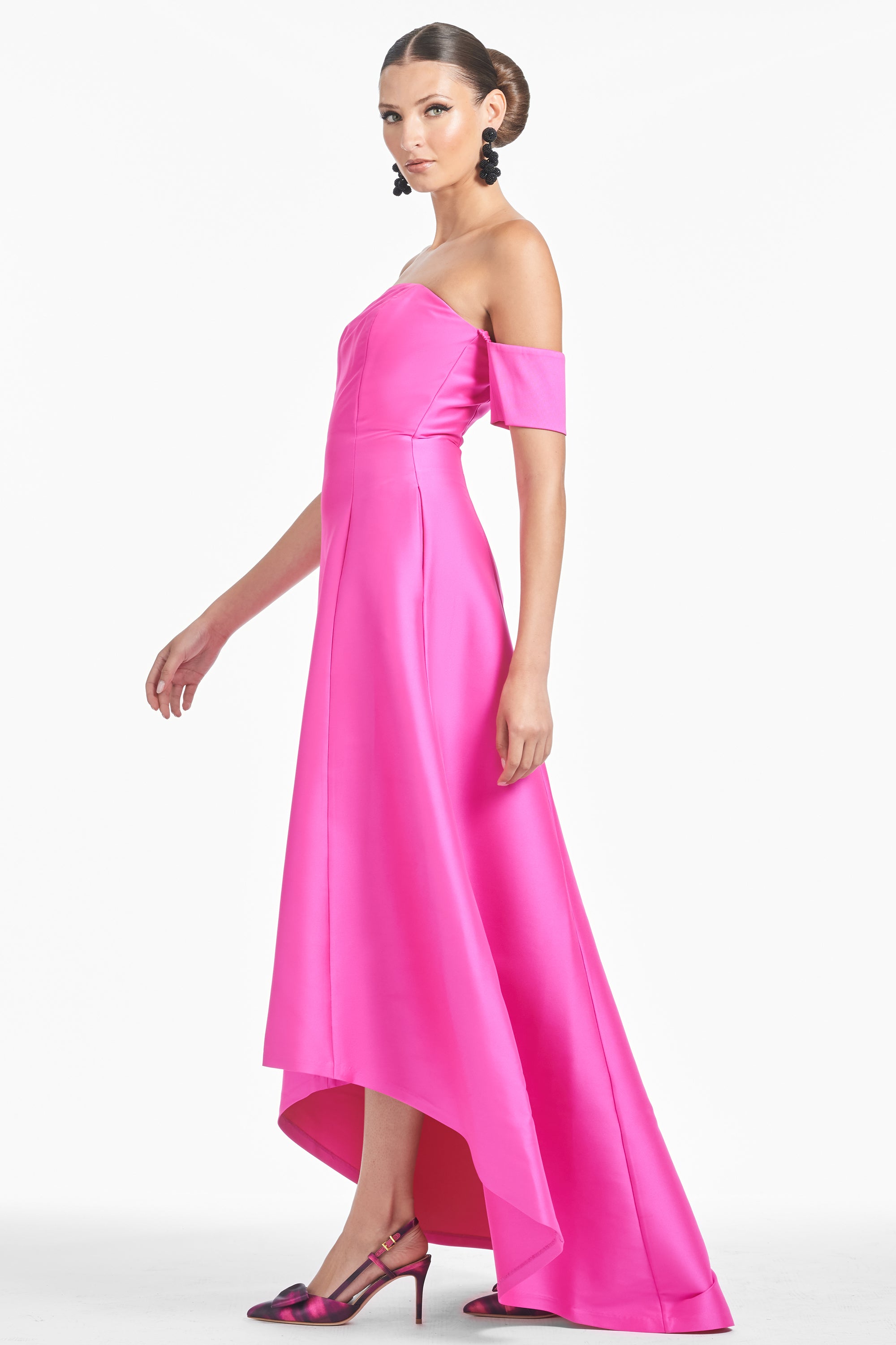 Agyness Gown - Fuchsia