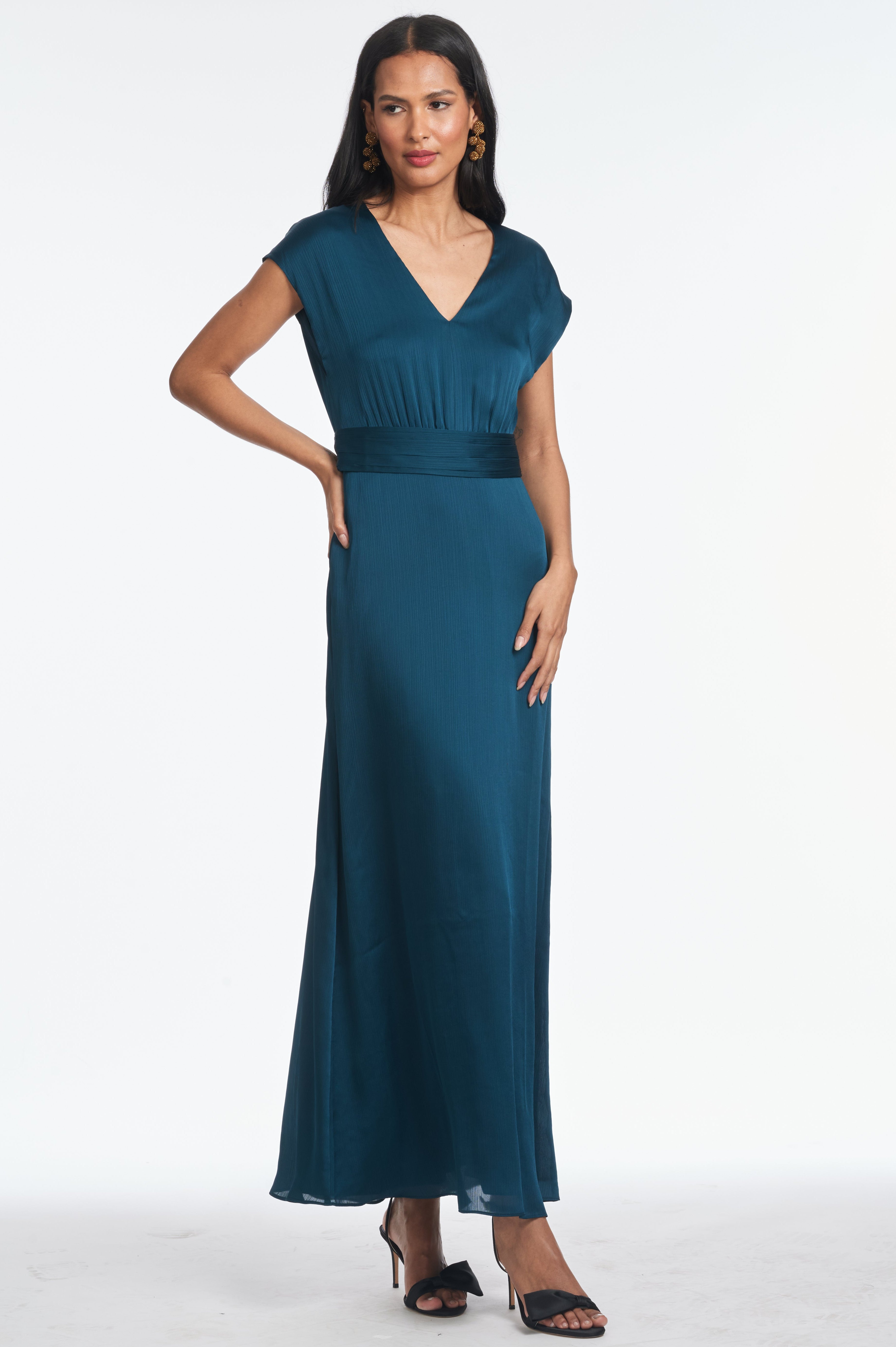 Leah Gown - Bottle Green - Final Sale