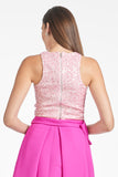 Sequin Lexi Top - Petal Pink