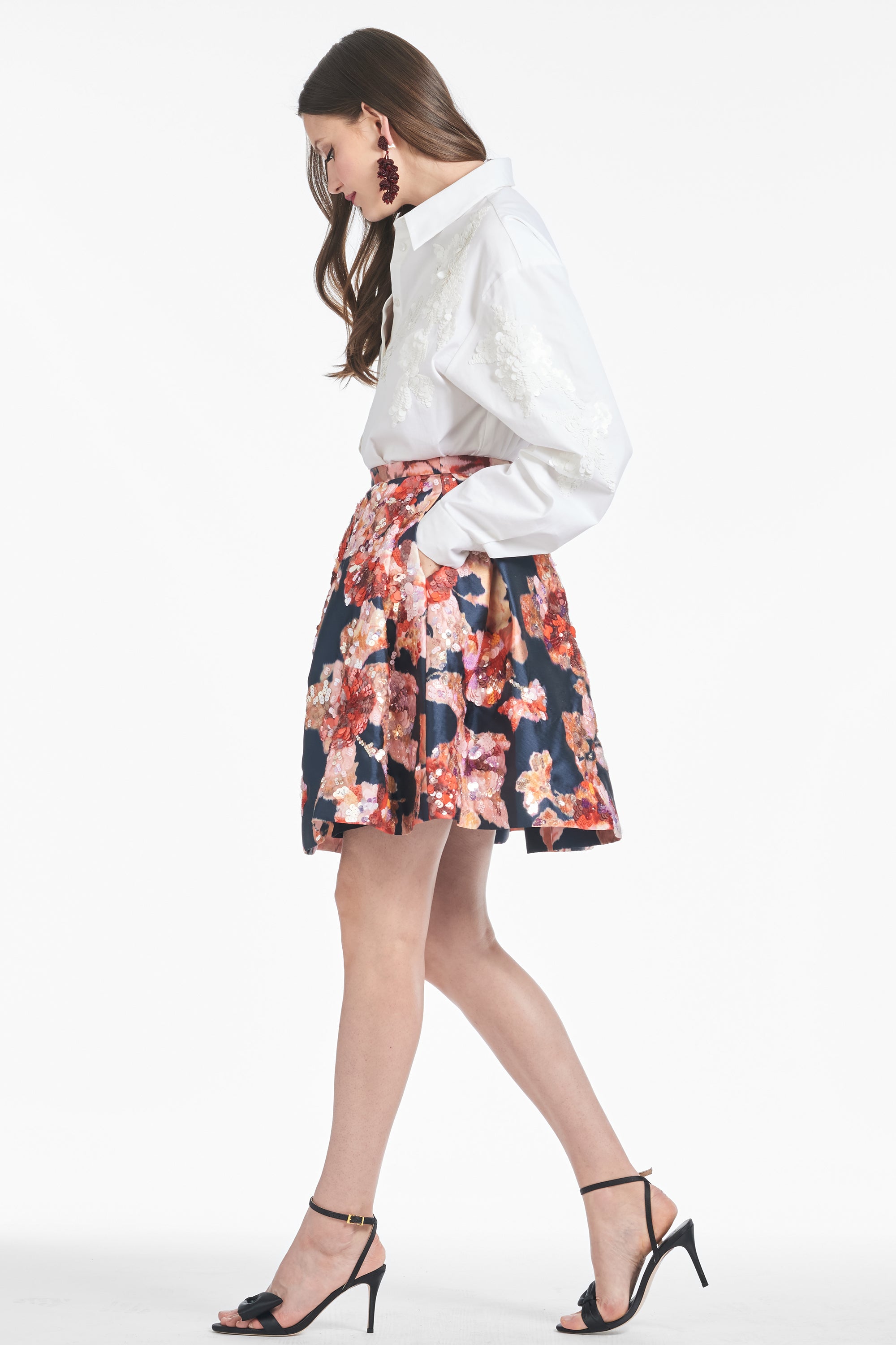 Eton Skirt - Bedford Bouquet - Final Sale