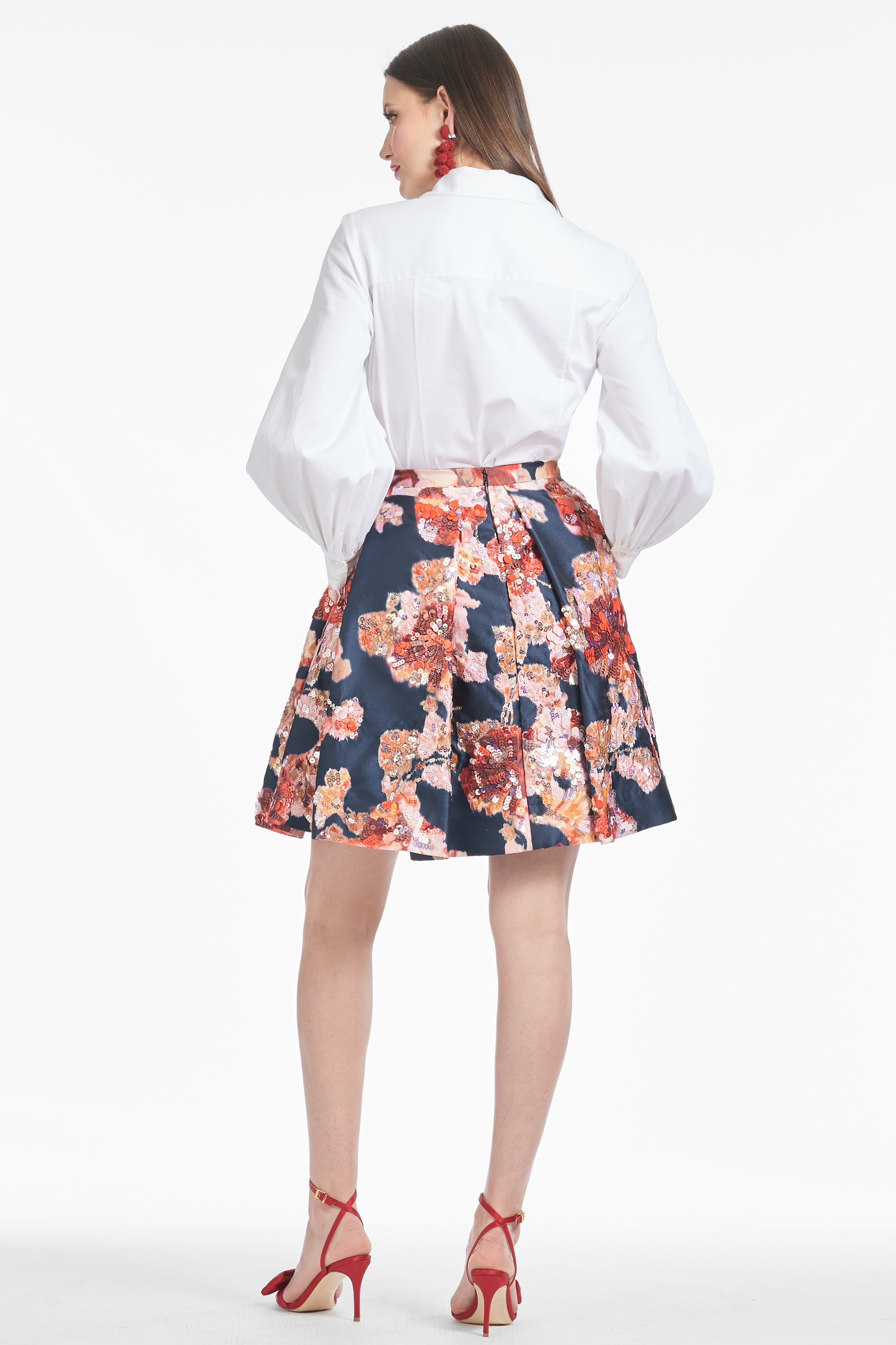 Eton Skirt - Bedford Bouquet - Final Sale