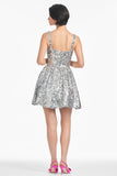 Quinn Dress - Silver Sequins