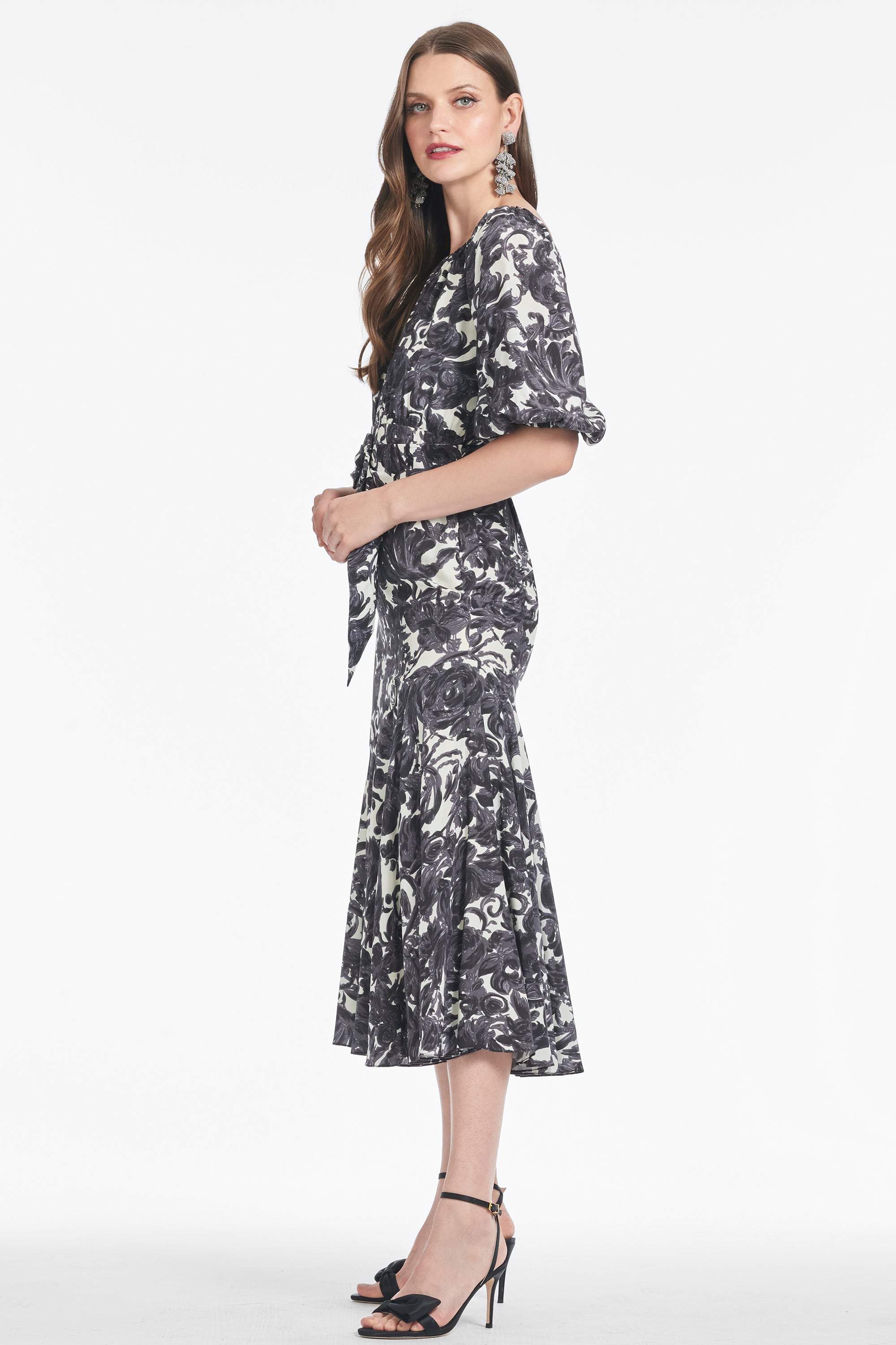 Zadi Dress - Graphic Scroll - Final Sale